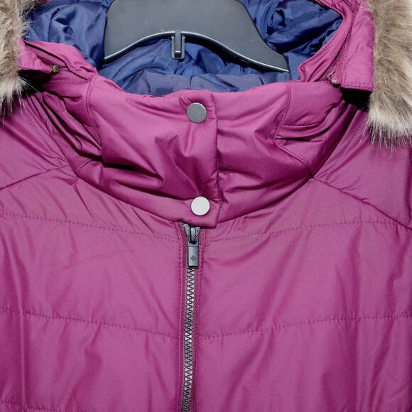 Columbia Sparks Lake II Women's Puffer Jacket with Hood-Medium-Marionberry-NWT - Picture 4 of 11